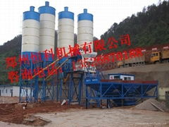 HZS120系列预拌混凝土搅拌站 高效建筑设备的核心配置